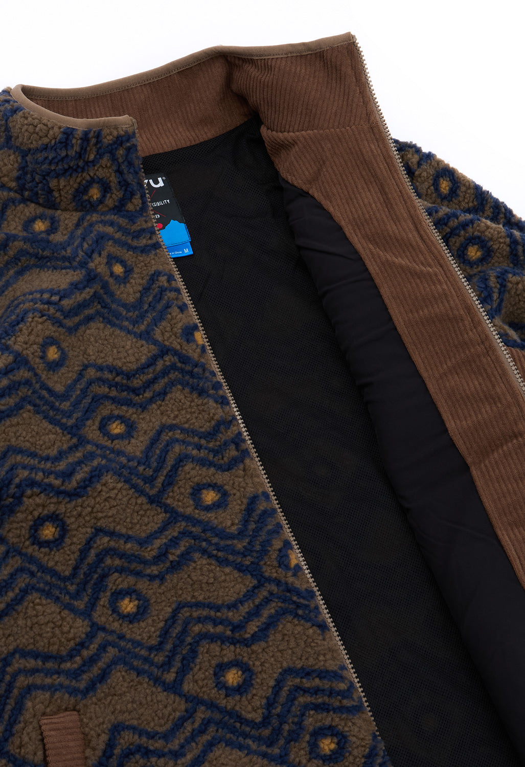 KAVU Men's Wayside Fleece Jacket - Walnut Mountain