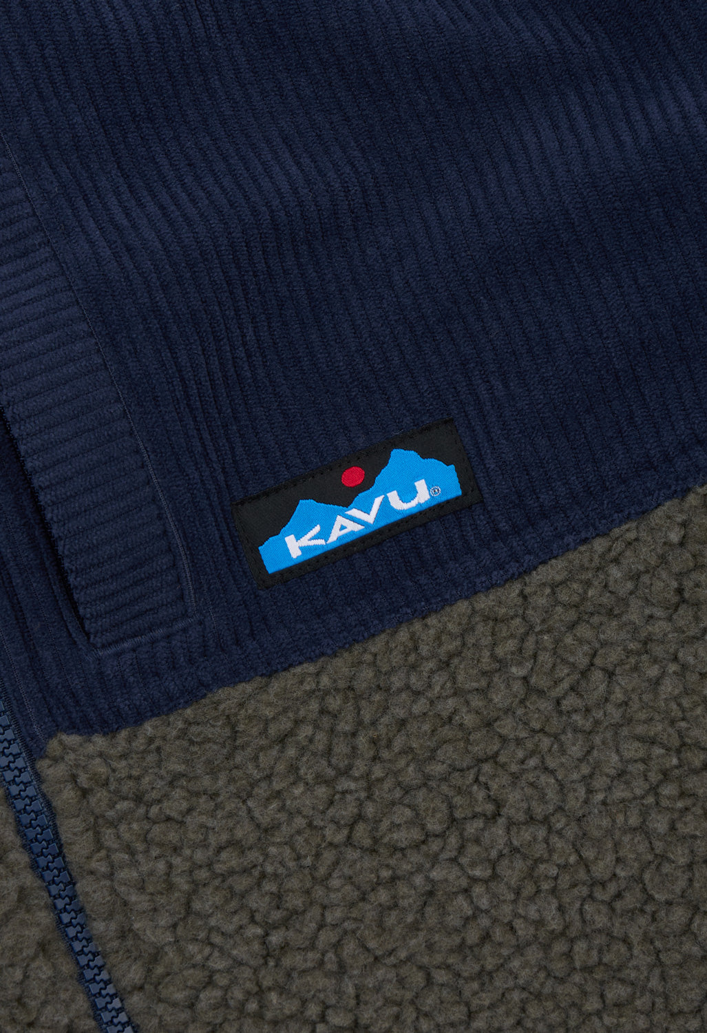 KAVU Men's Wayside Fleece Jacket - Ocean Storm