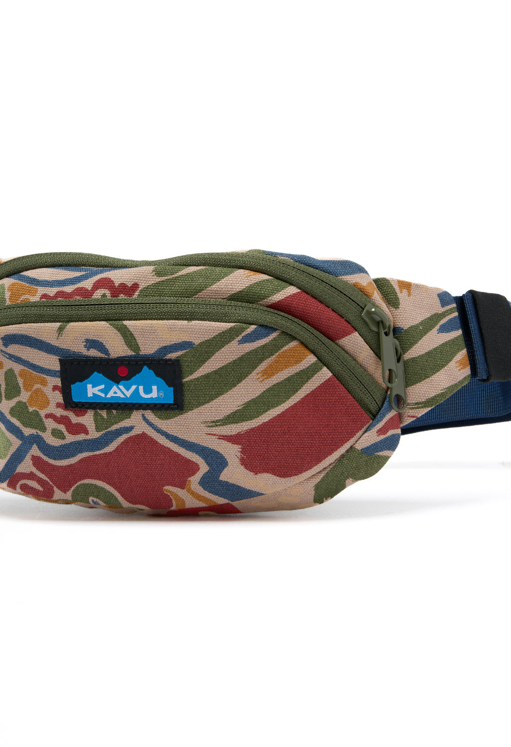 KAVU Canvas Spectator Hip Pack - Brush Meadow