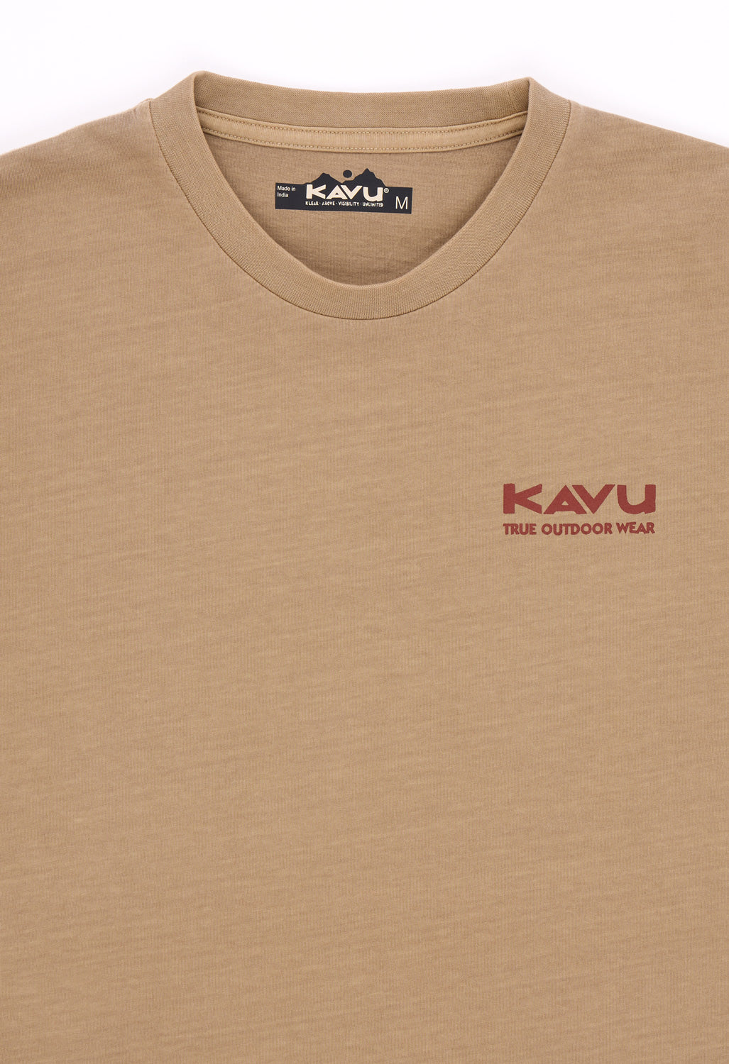 KAVU Men's Salmon T-Shirt - Buff