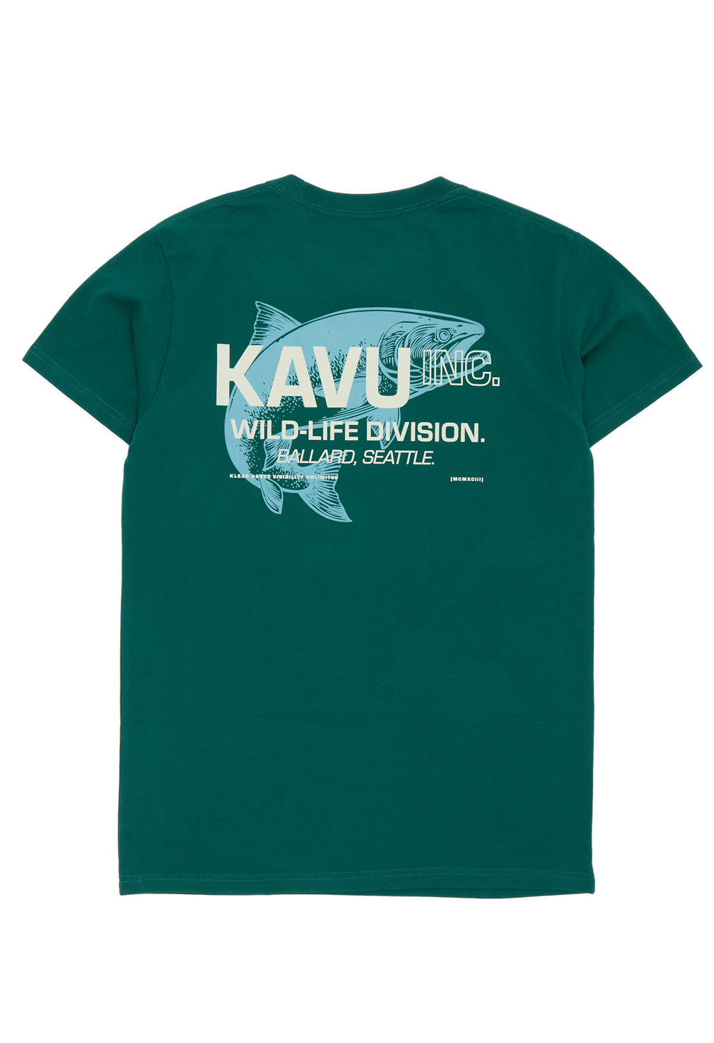 KAVU Men's Wild Life T-Shirt - Dark Spruce