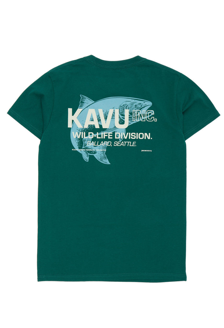 KAVU Men's Wild Life T-Shirt - Dark Spruce