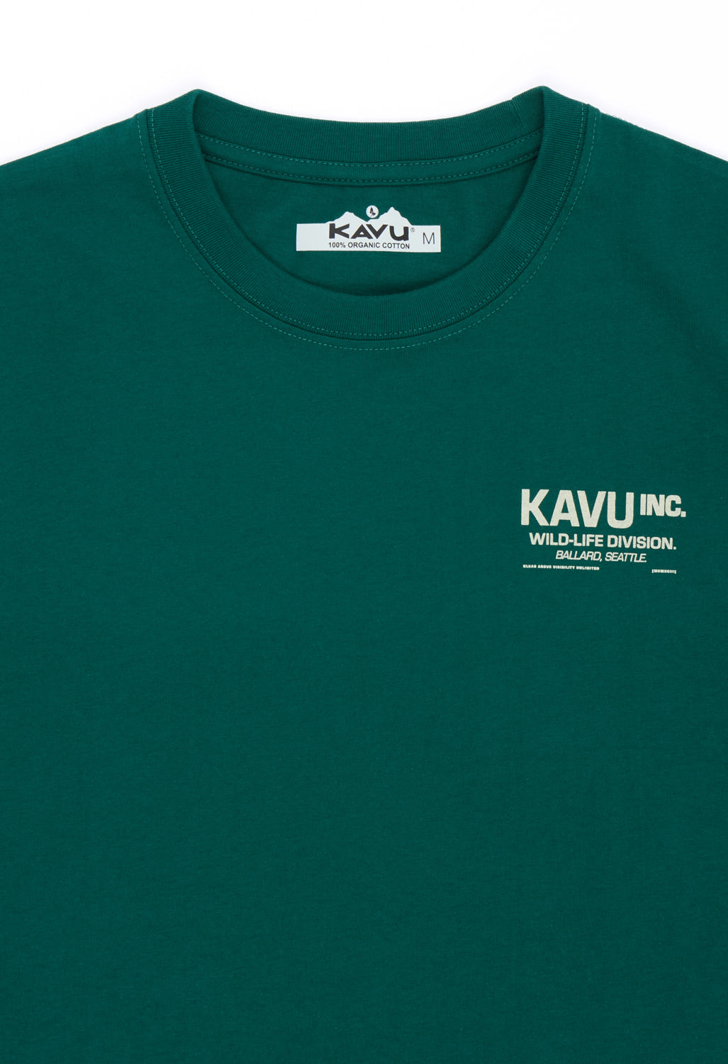 KAVU Men's Wild Life T-Shirt - Dark Spruce