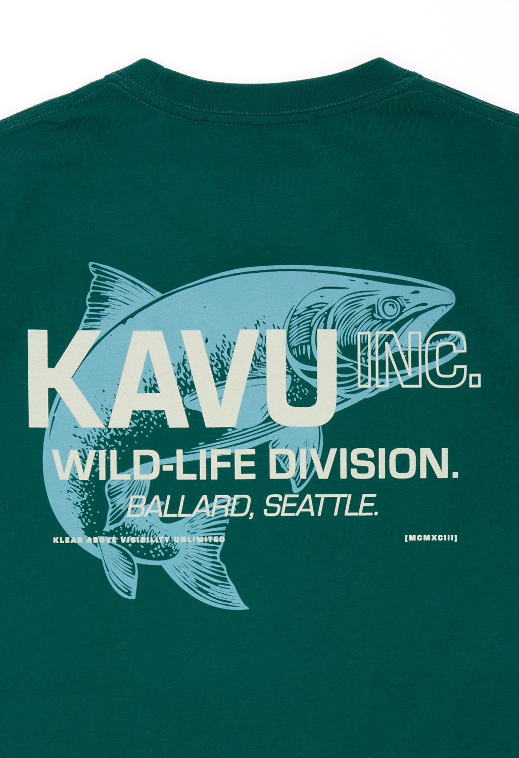 KAVU Men's Wild Life T-Shirt - Dark Spruce