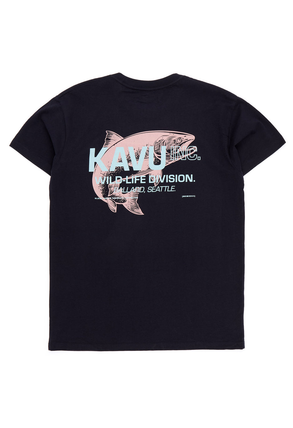KAVU Men's Wild Life T-Shirt - Nautical Navy