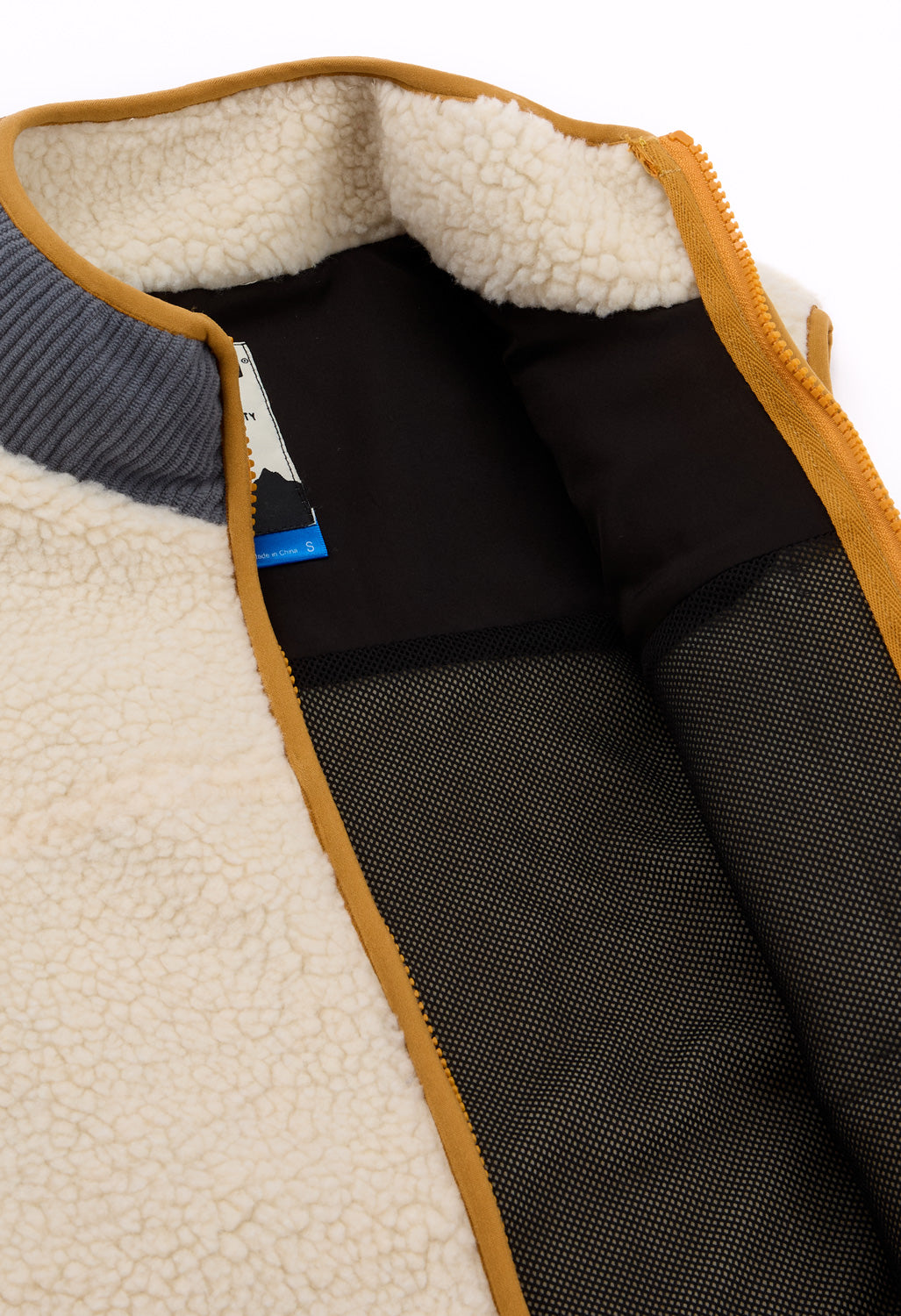 KAVU Women's Ozette Sherpa Fleece Vest - Natural