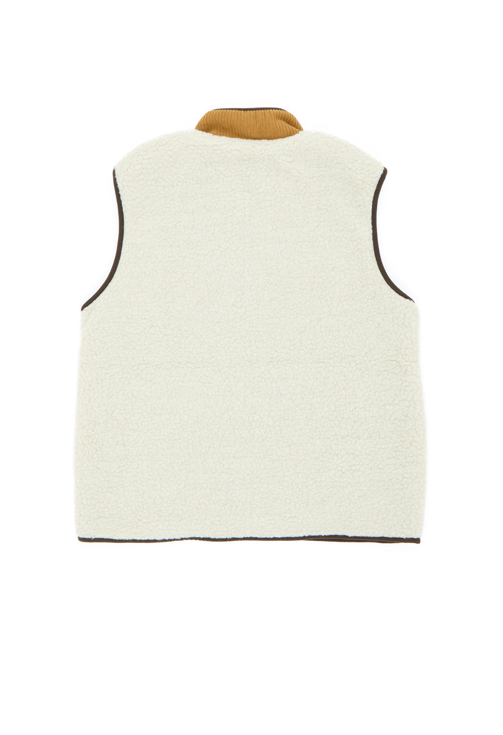 KAVU Women's Ozette Sherpa Fleece Vest - Natural Wood