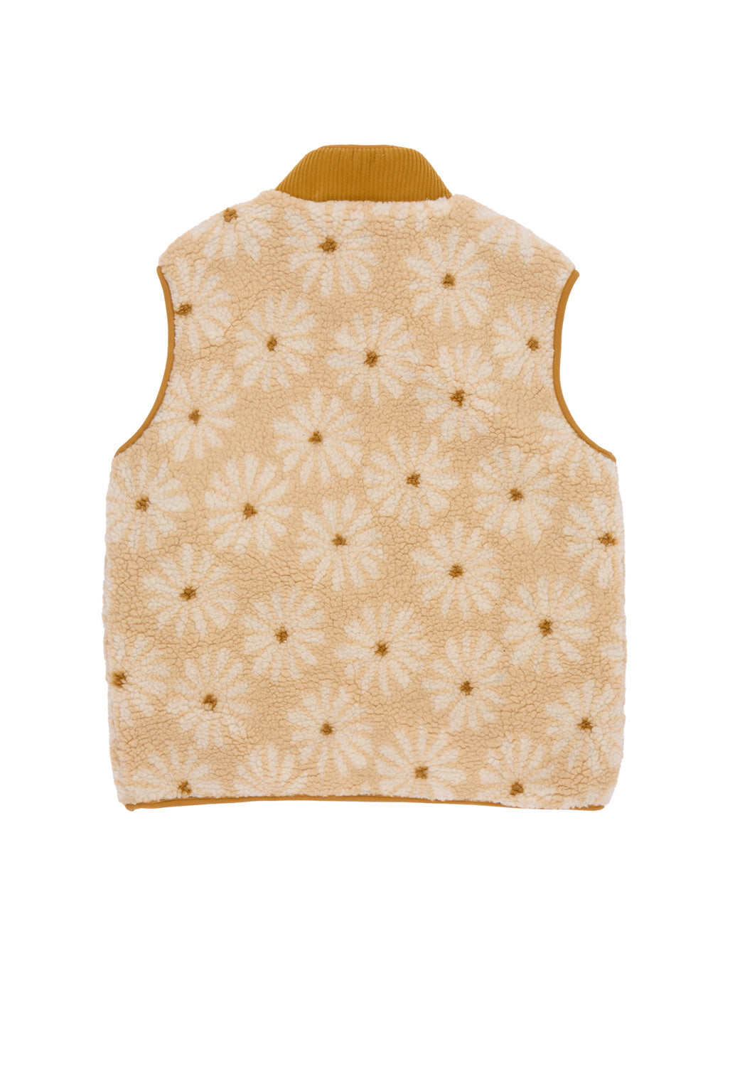 KAVU Women's Ozette Sherpa Fleece Vest - Mellow Daisy