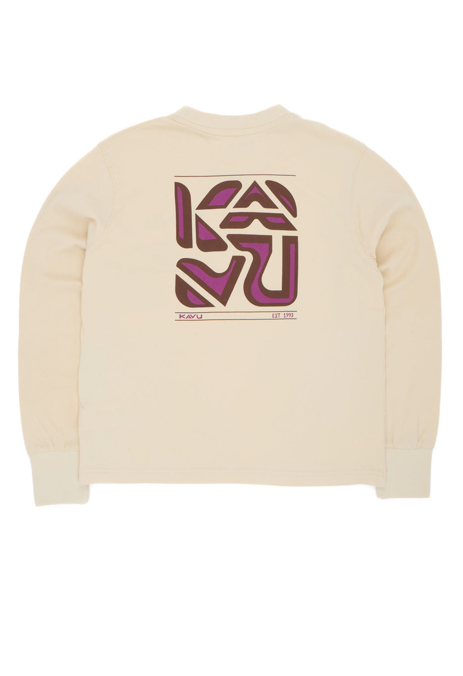 KAVU Women's Campton Long Sleeve T-Shirt - Chalk