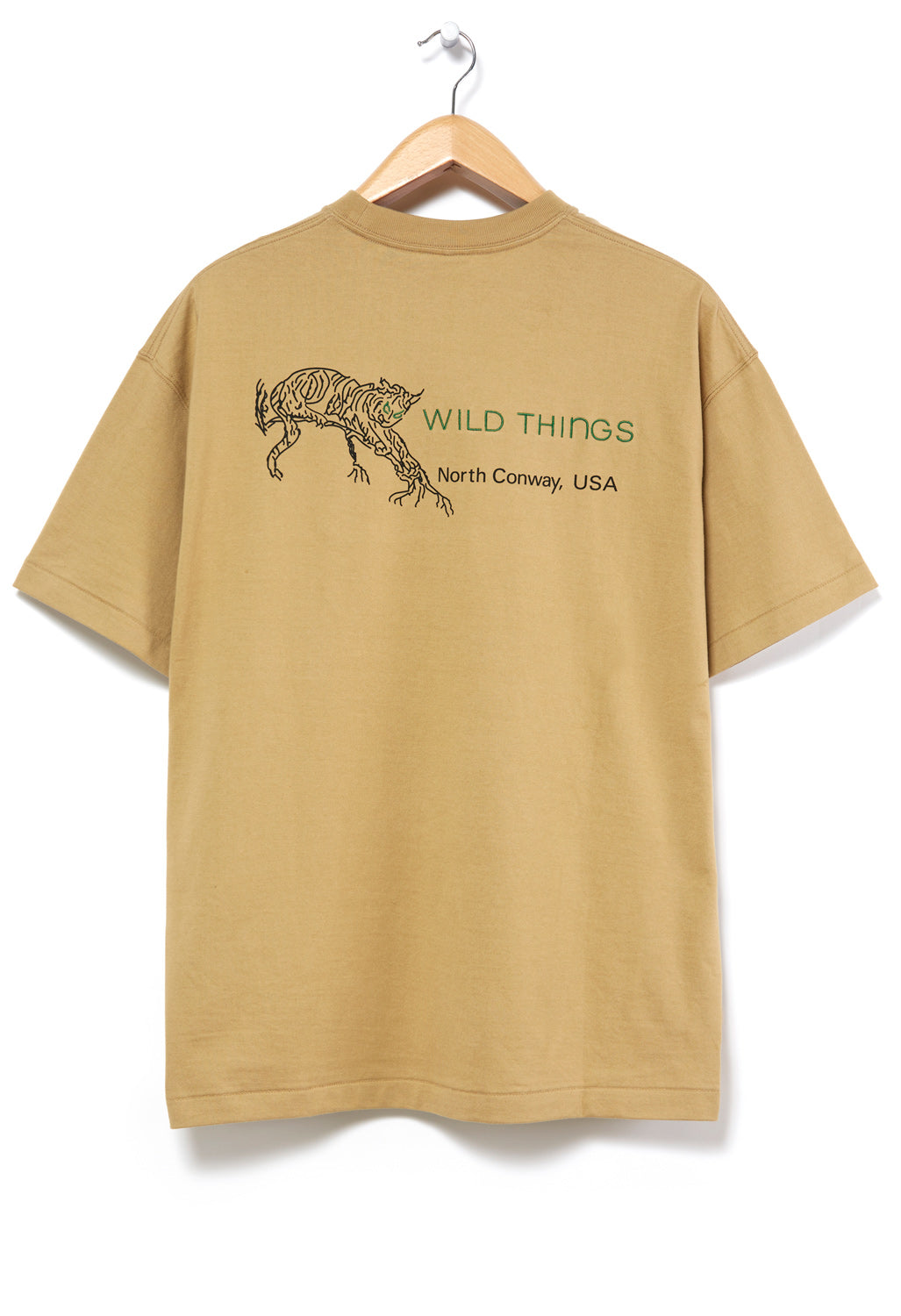 Wild Things Men's Wild Cat T-Shirt - Sand