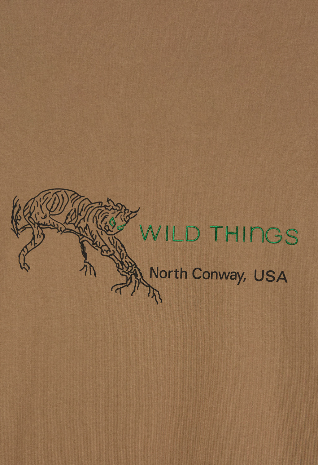 Wild Things Men's Wild Cat T-Shirt - Sand