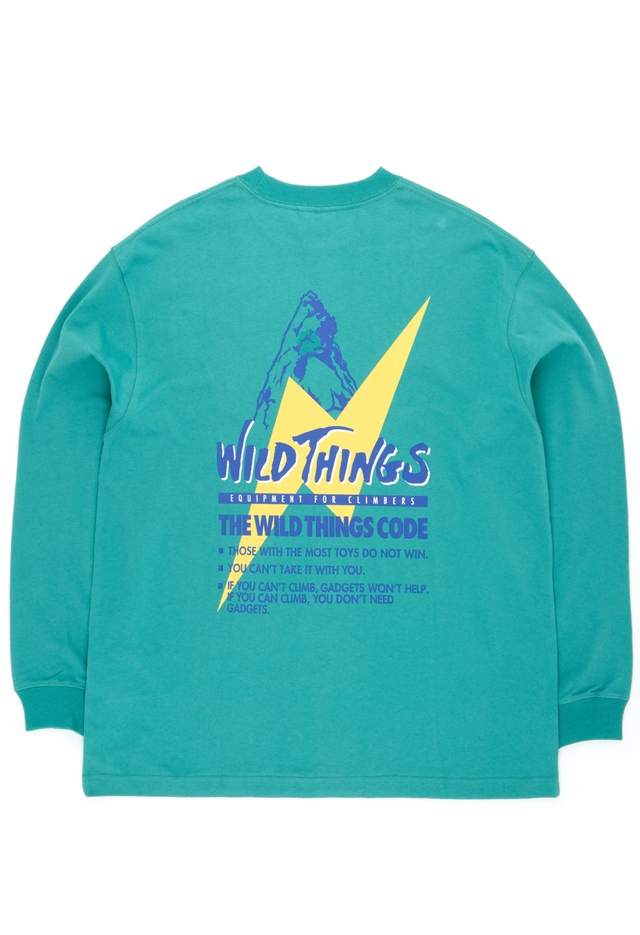 Wild Things Men's Long Tee 1 - Green