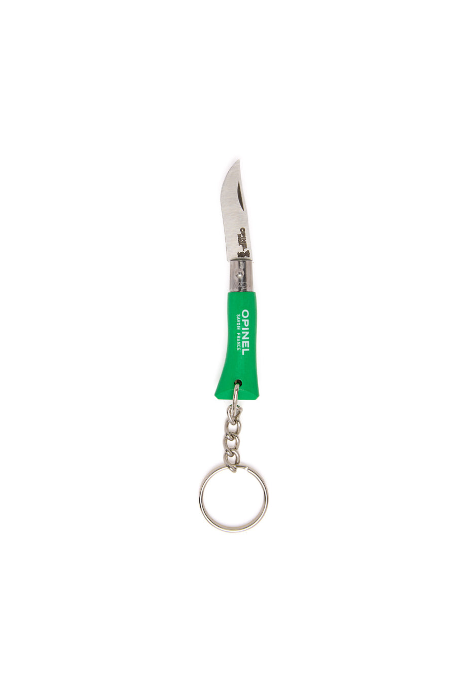 Opinel No. 02 Colorama Keyring Knife - Green