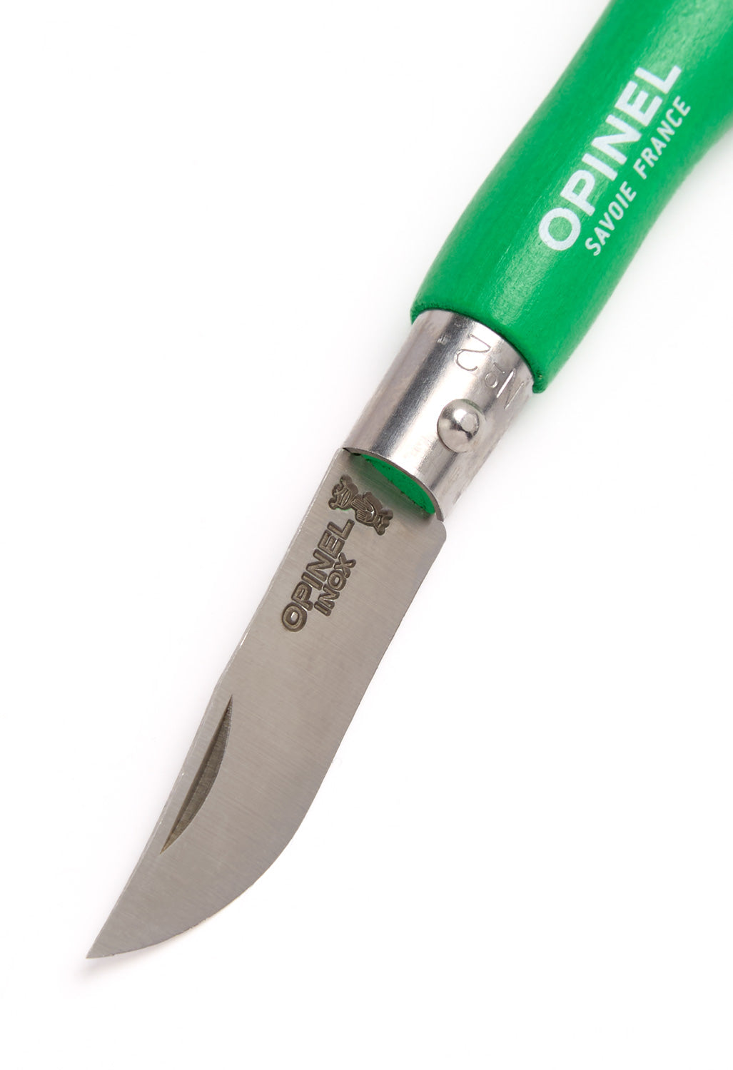 Opinel No. 02 Colorama Keyring Knife - Green