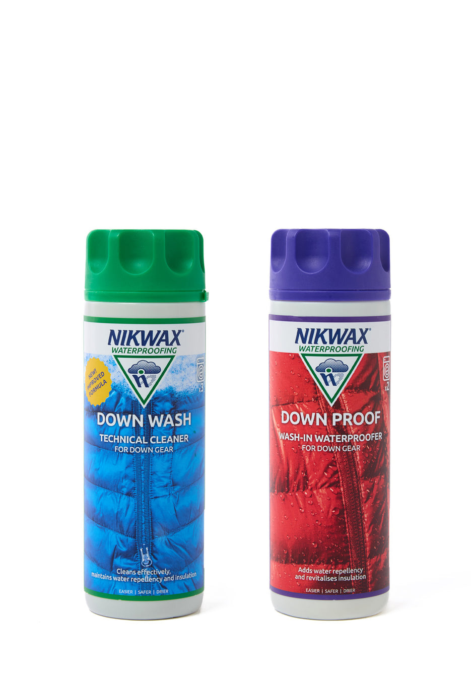 Nikwax Down Wash / Down Proof Twin Pack 300ml