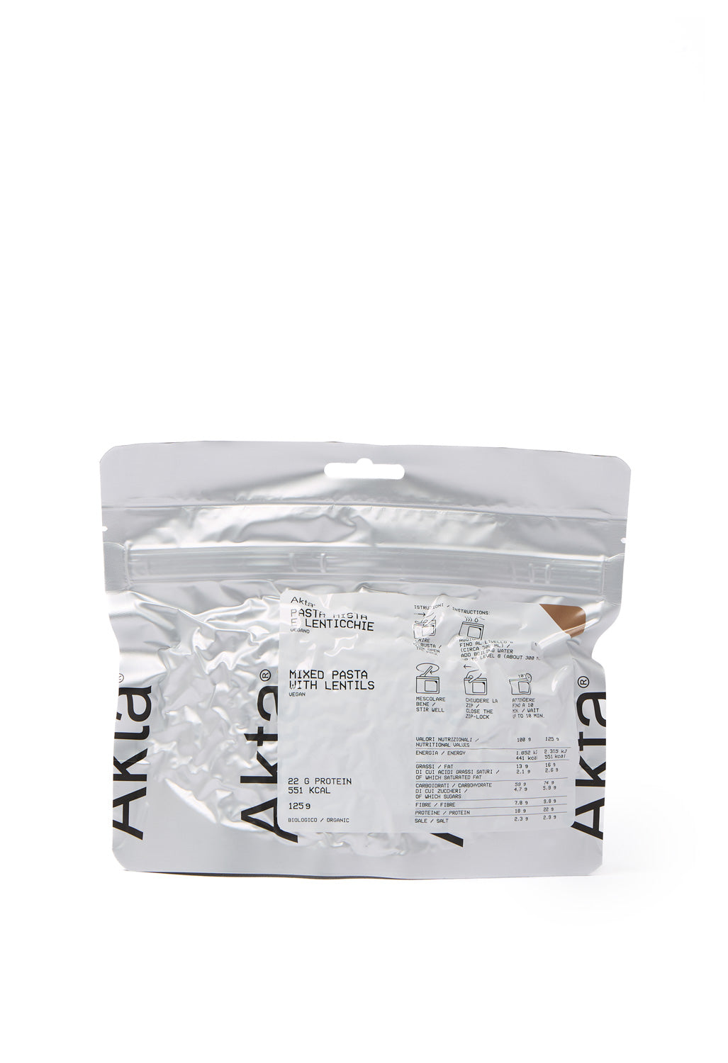 Akta Mixed Pasta with Lentils