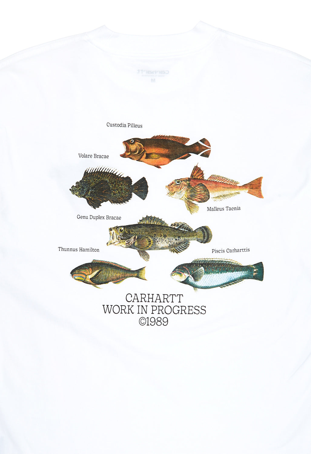 Carhartt WIP Men's Fish T-Shirt - White