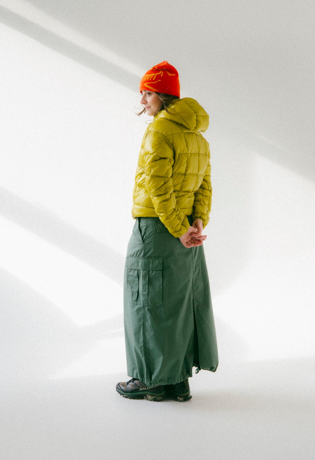 Carhartt WIP Women's Cargo Skirt Long - Duck Green
