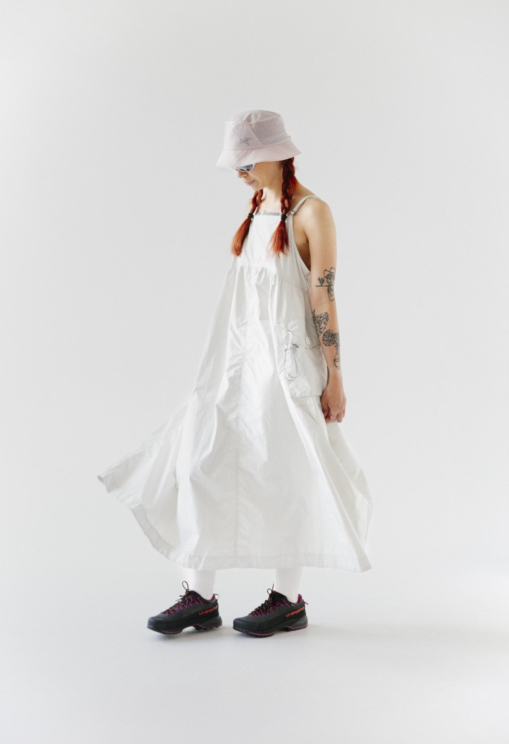 and wander Women's Oversized Cargo Dress - Off White