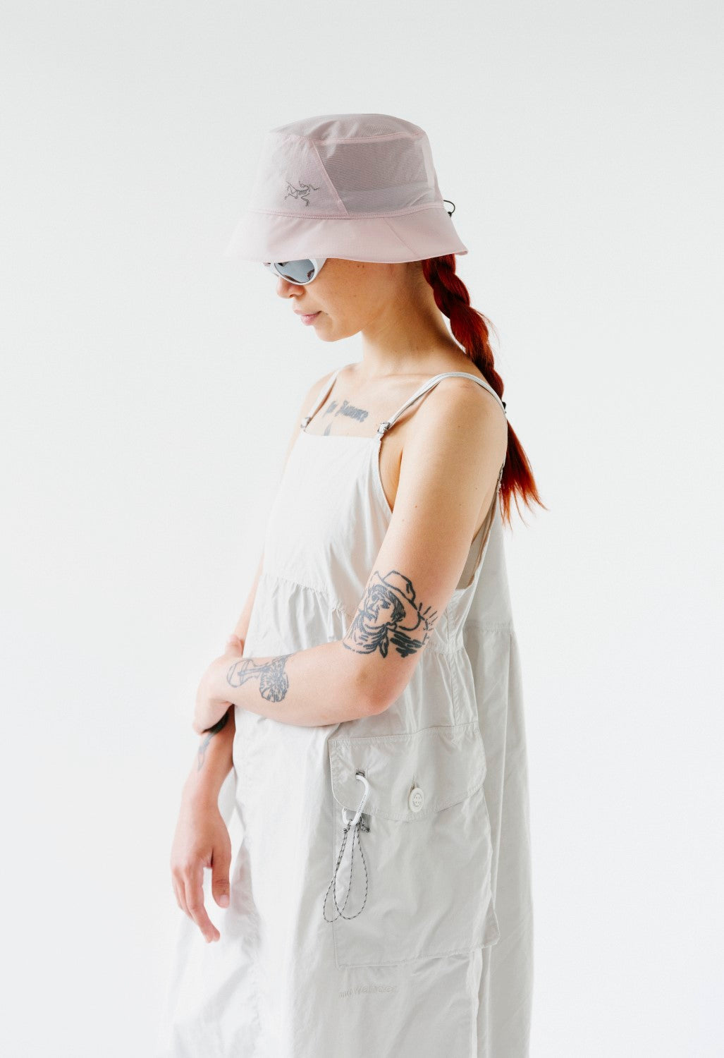 and wander Women's Oversized Cargo Dress - Off White