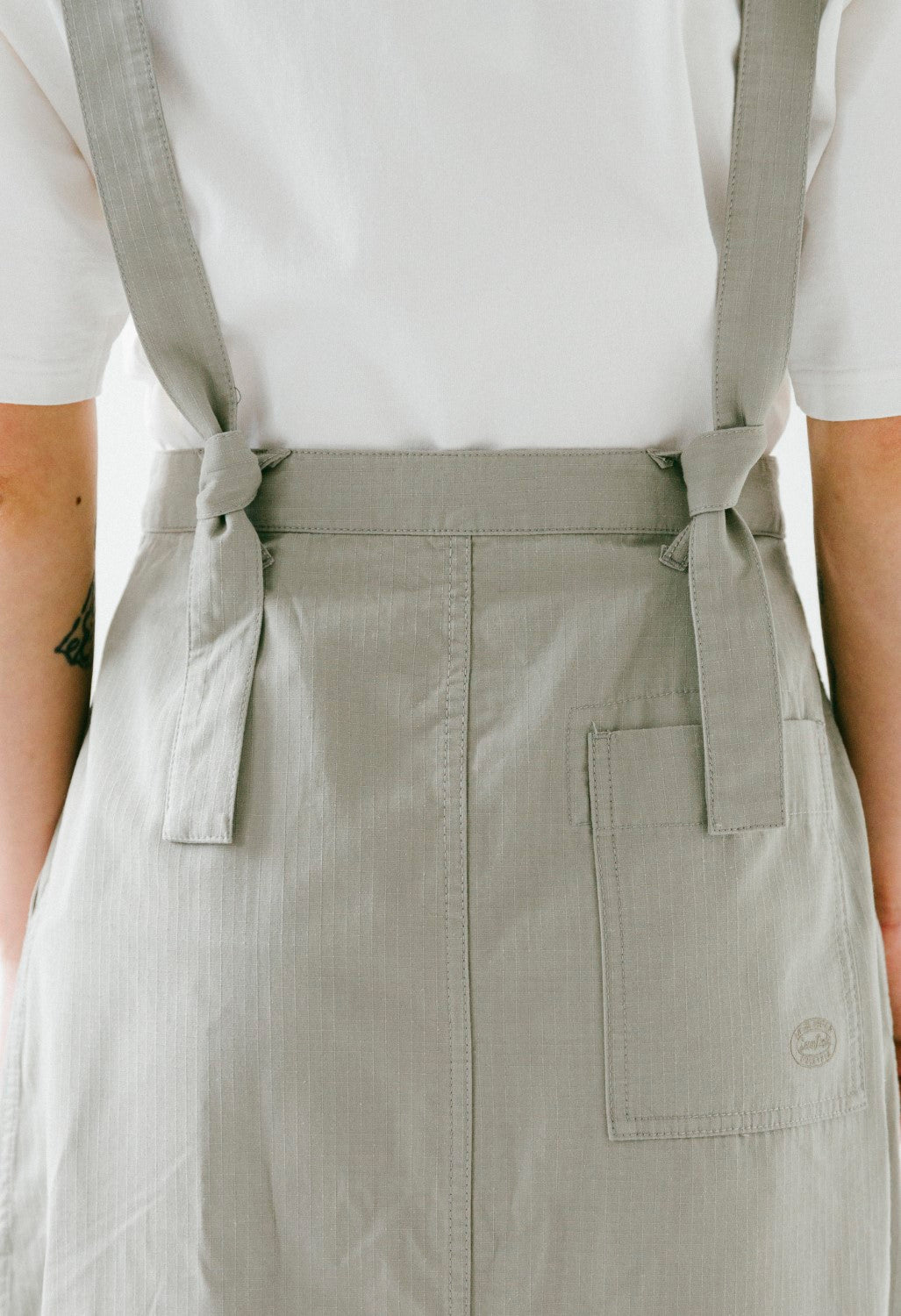Snow Peak Women's Takibi Light Ripstop Skirt - Light Grey