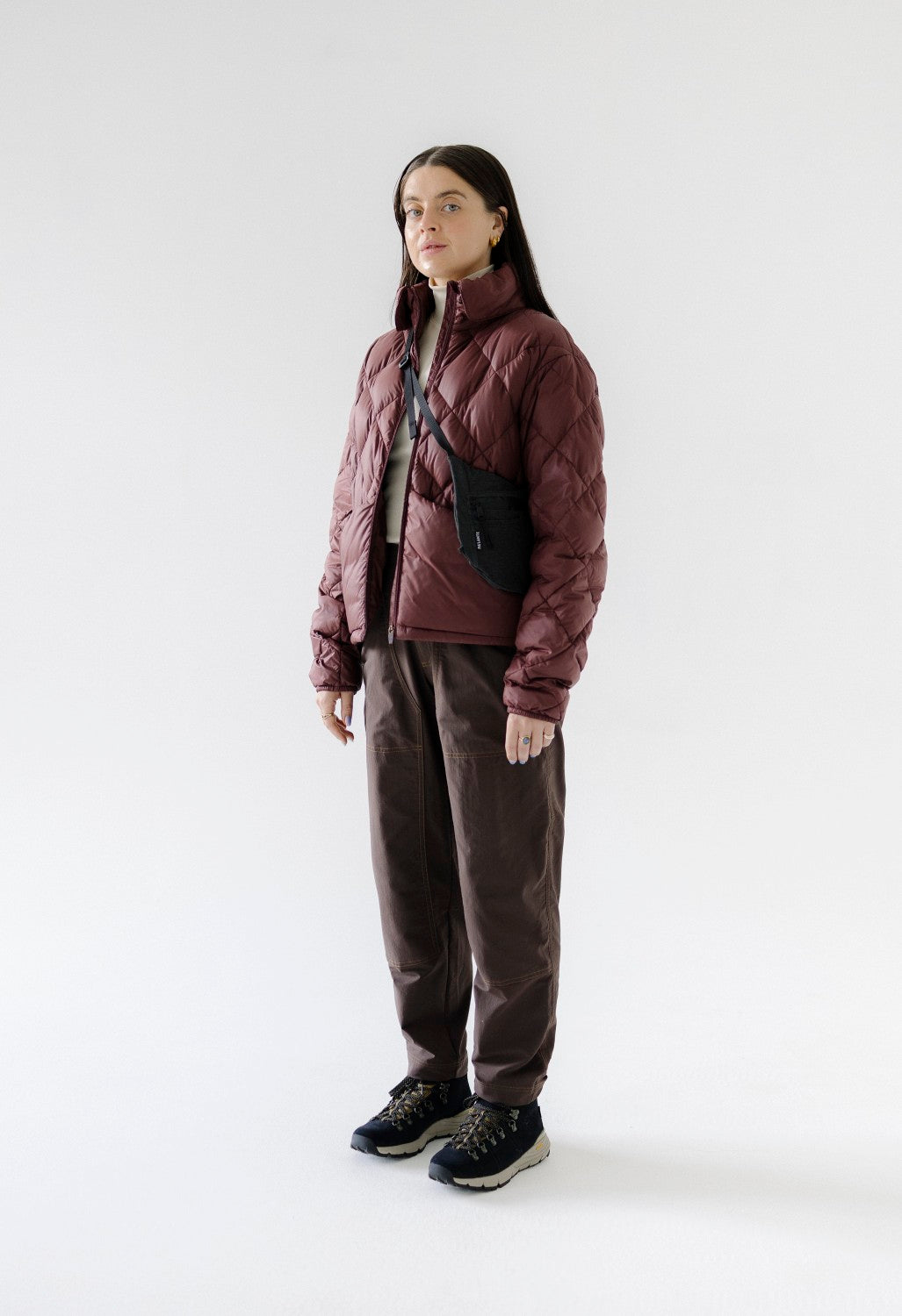 Hikerkind Women's  Packable Puffer 01 - Obsidian