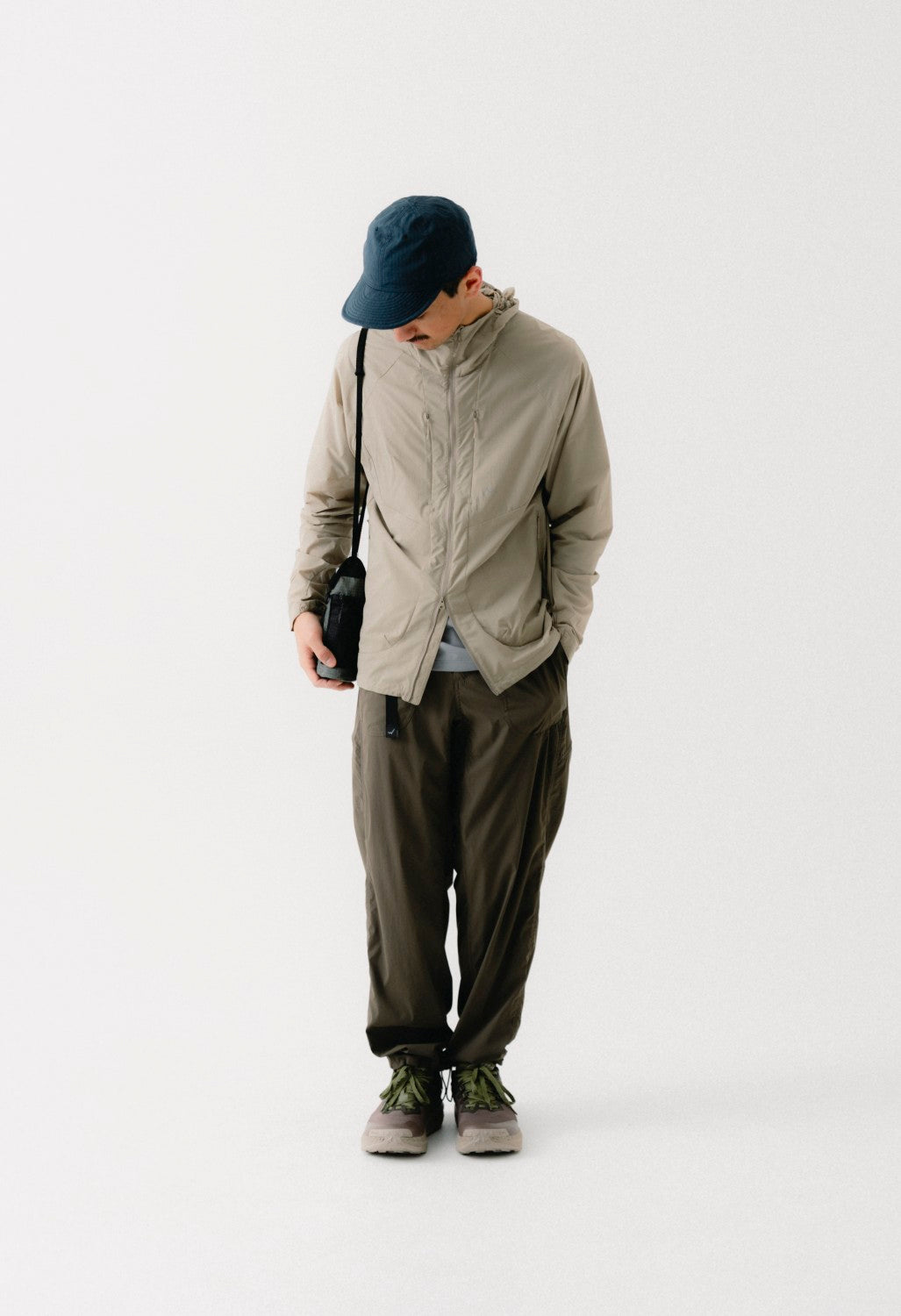 CAYL Men's Light Conseal Zip Jacket - Beige