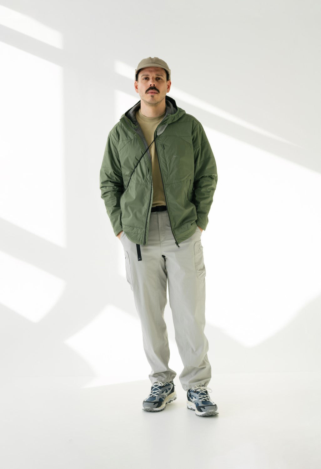 CAYL Men's Karuishi Hybrid Jacket - Light Khaki