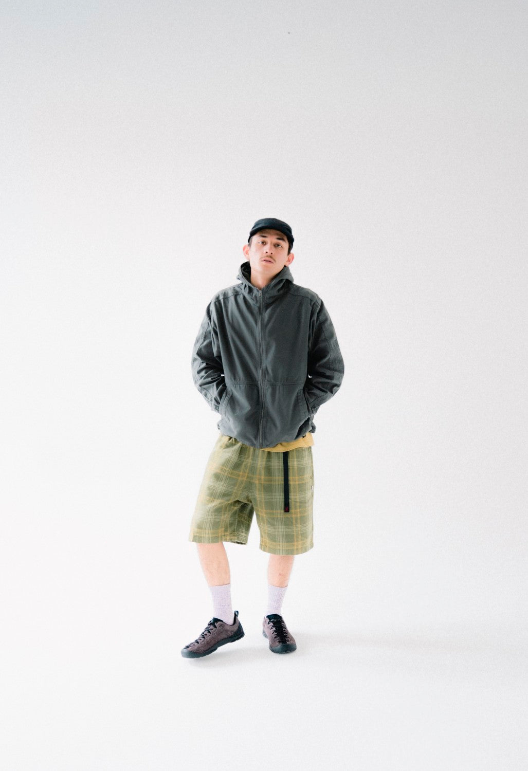 Gramicci Men's Hemp G-Shorts Plaid - Plaid