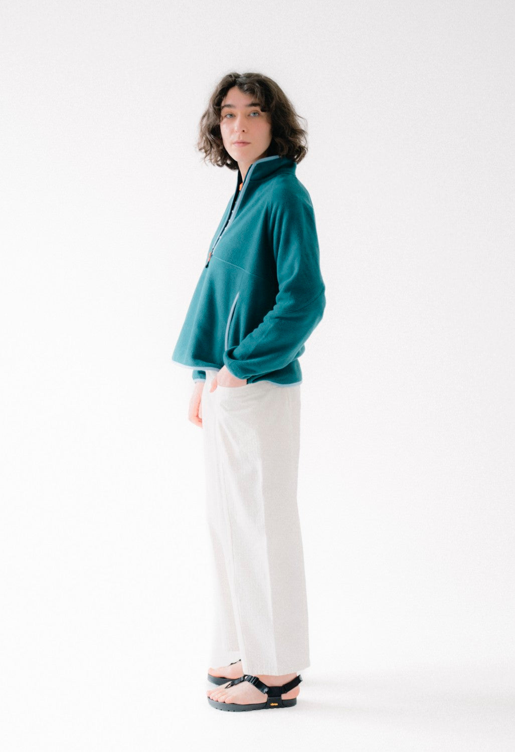 Finisterre Women's Farren Fleece - Dark Ocean
