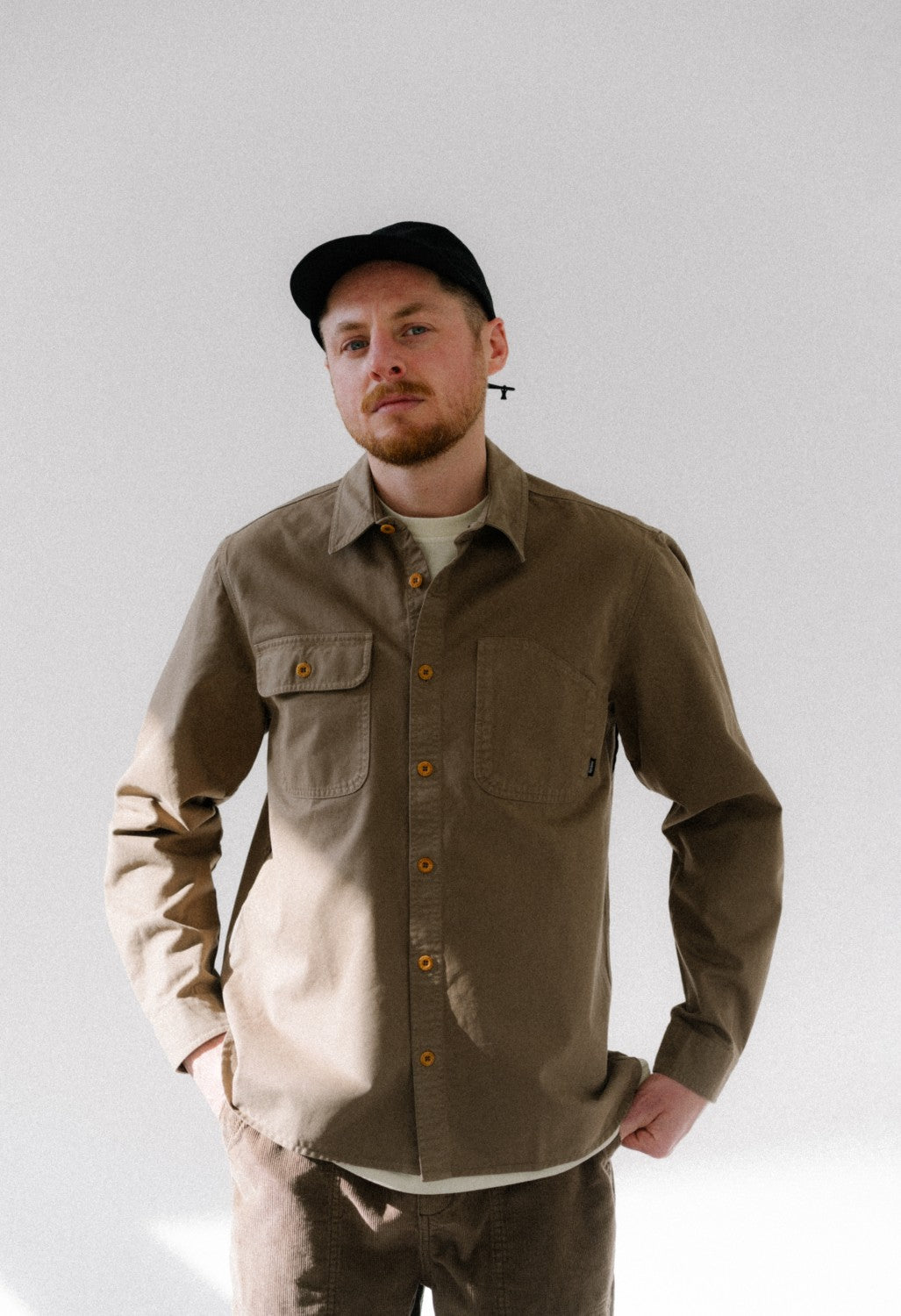 Finisterre Men's Eddystone Shirt - Woodsmoke