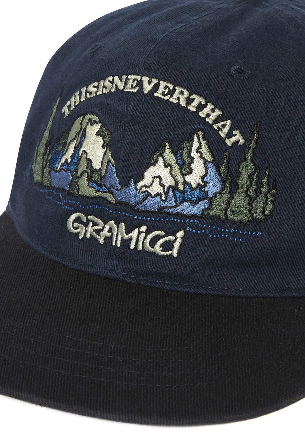 thisisneverthat×GRAMICCI キャップ Gramicci This Is Never That Mountain Cap - Navy – Outsiders