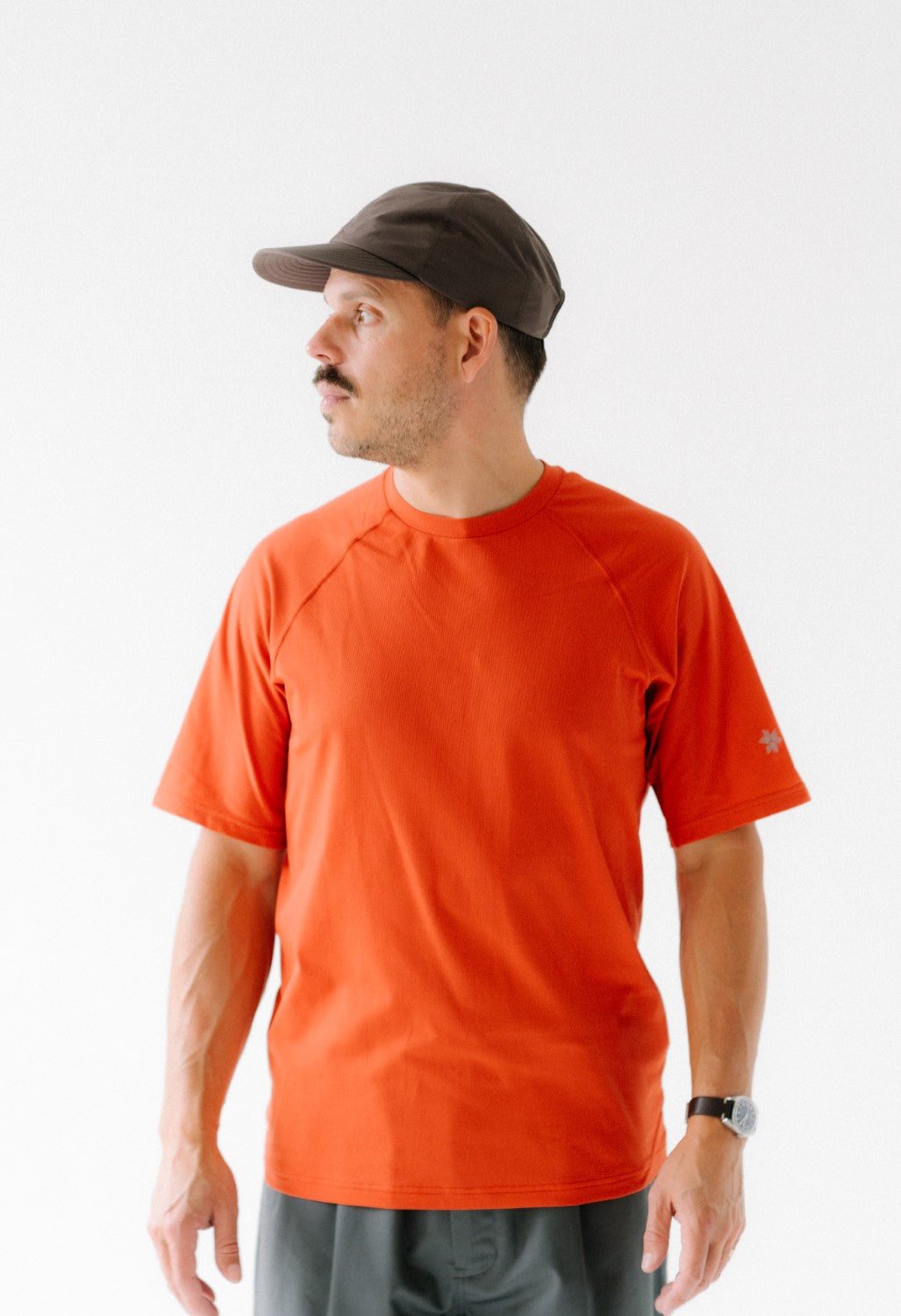 Goldwin WF-Dry T-Shirt - Horizon Red
