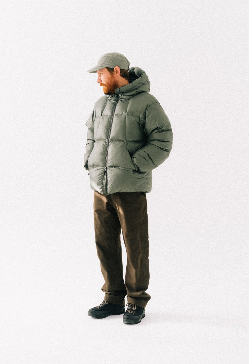 Cryptid Mist Ripper Goldwin Dope Dyed Rip-stop Wind Cap - Moon Mist – Outsiders Store UK