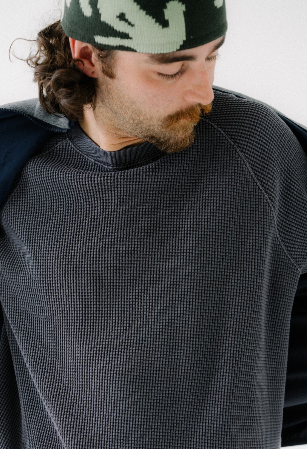 Gramicci Waffle Crew - Pigment Black