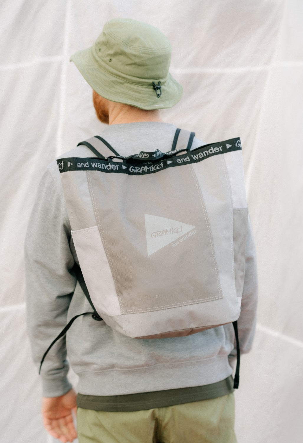 Gramicci x And Wander Multi Patchwork 2Way Pack - Multi Beige