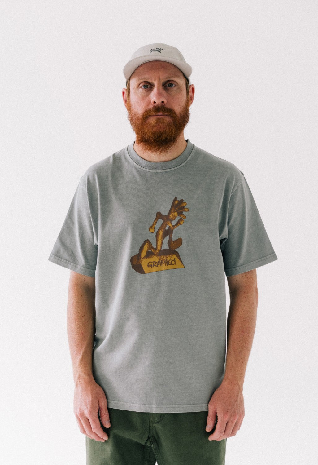 Gramicci Sculpture Tee - Grey Pigment