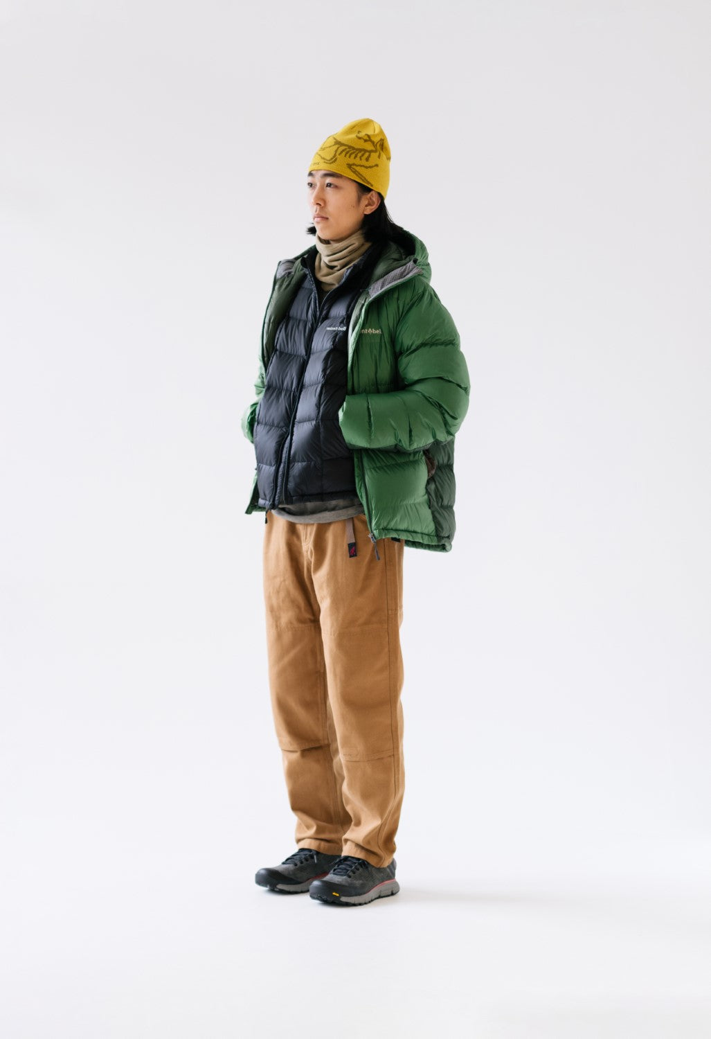Montbell Men's Alpine Down Parka Jacket - Evergreen / Dark