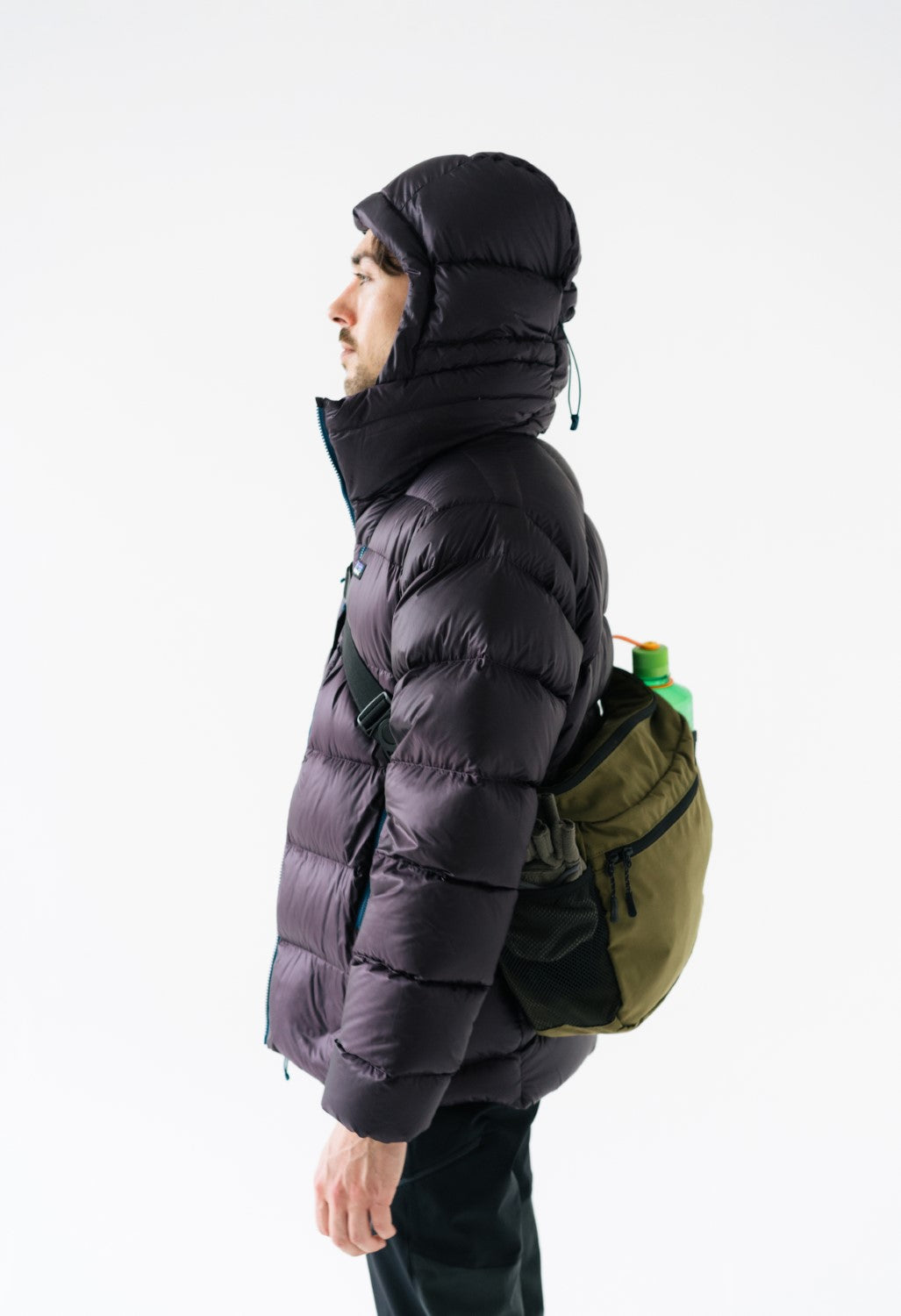 Patagonia Fitz Roy Men's Down Hoodie - Obsidian Plum