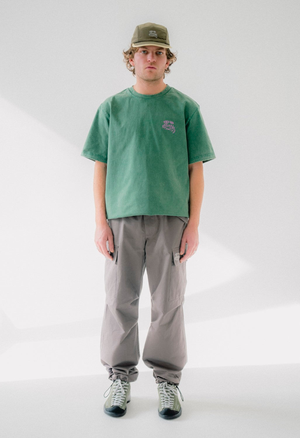 Karma8A Men's Casual Pants - Charcoal
