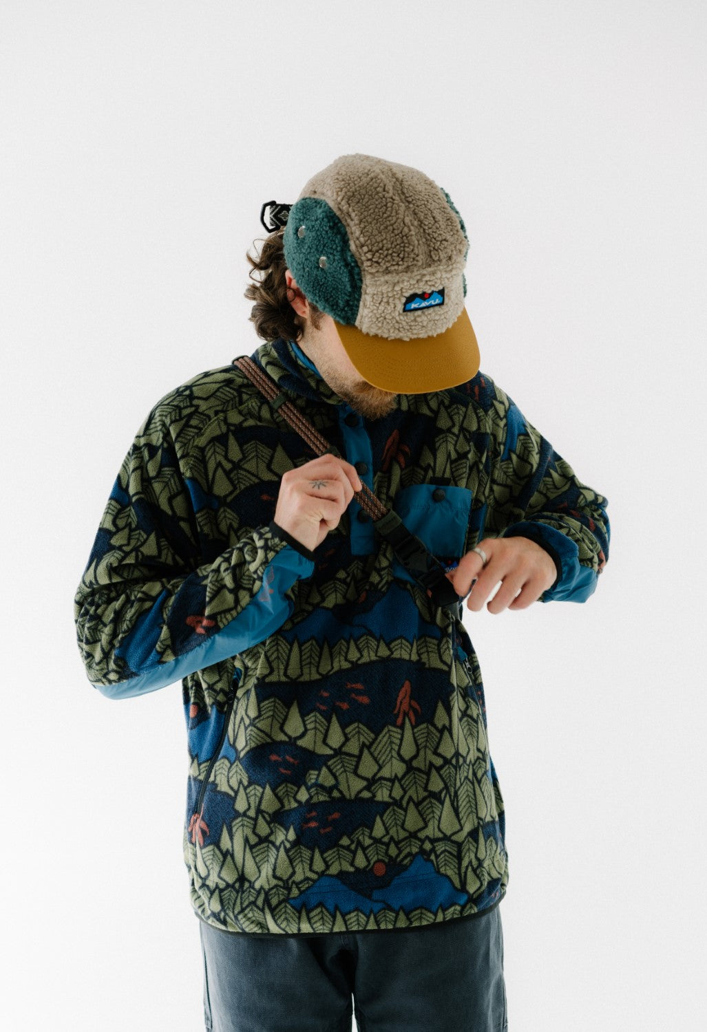 KAVU Men s Teannaway Fleece Sasquatch Twilight