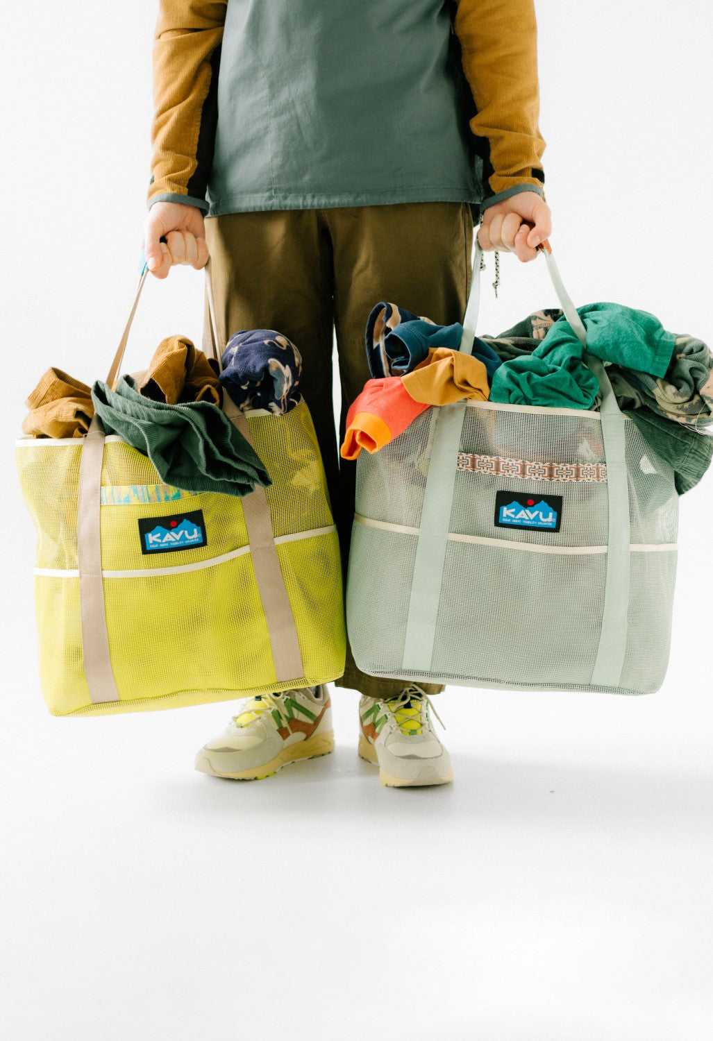 KAVU Alder Lake Tote Cool Aqua