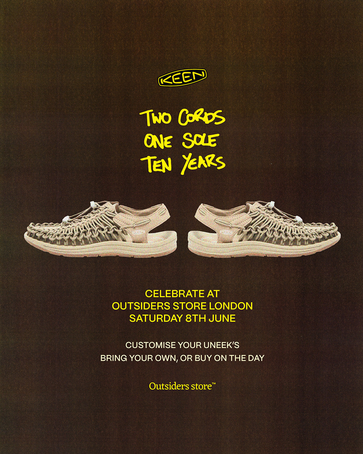 *Past Event* Two Cords, One Sole, Ten Years of the Keen Uneek