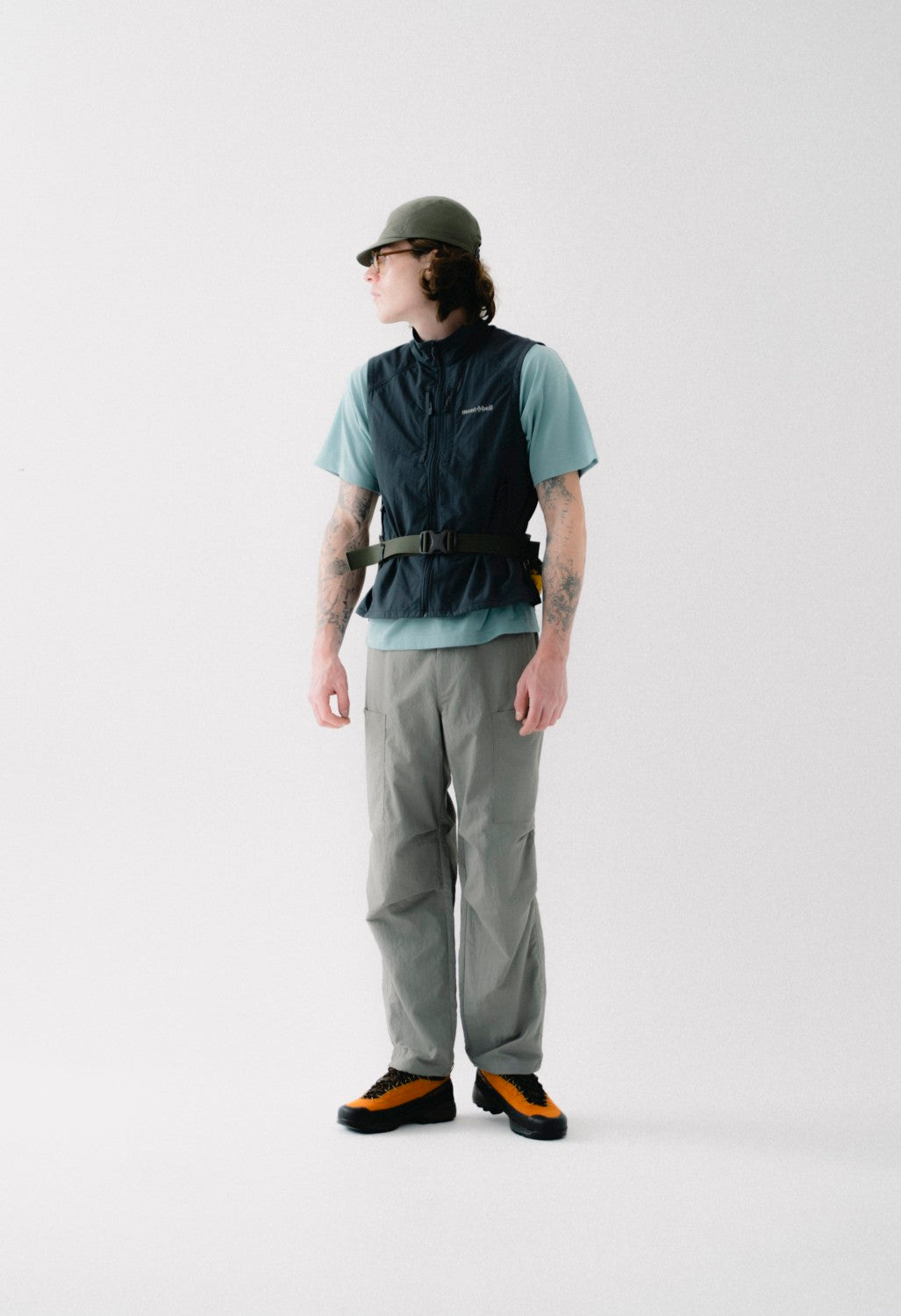 Montbell Men's Trekking Vest - Dark Grey