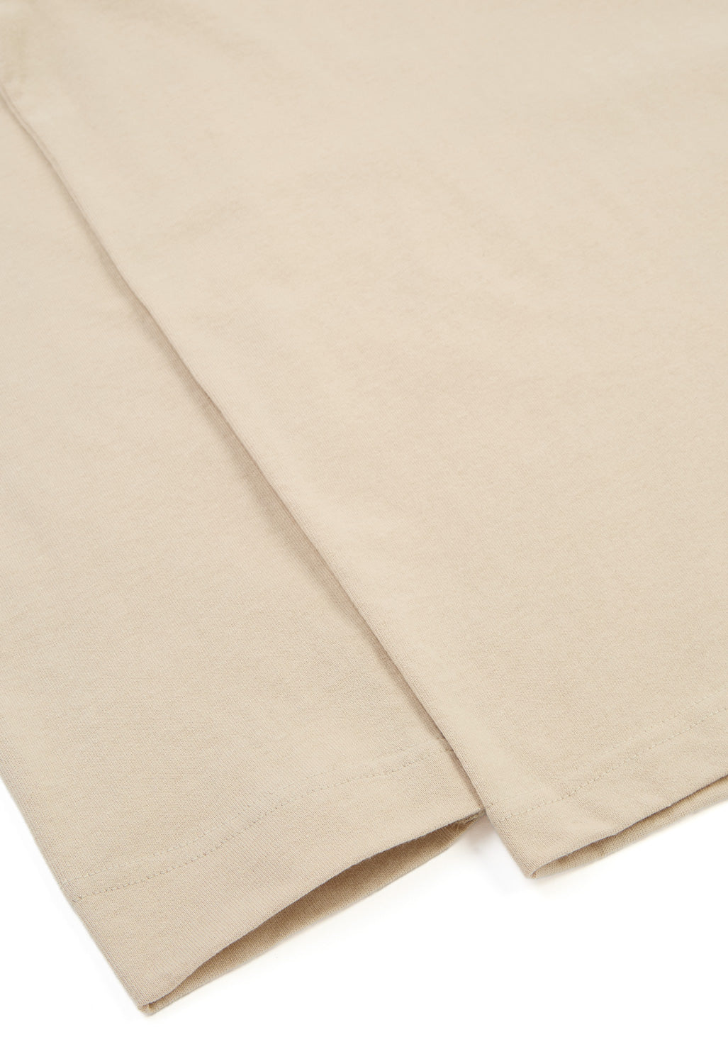 Montbell Men's Pear Skin Cotton Long Sleeve Road To The Mountains T-Shirt - Ivory