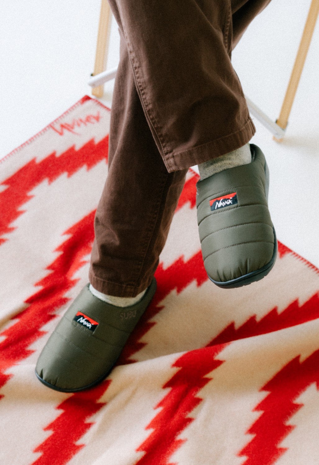 Nanga x Subu Aurora Winter Sandals - Khaki – Outsiders Store UK