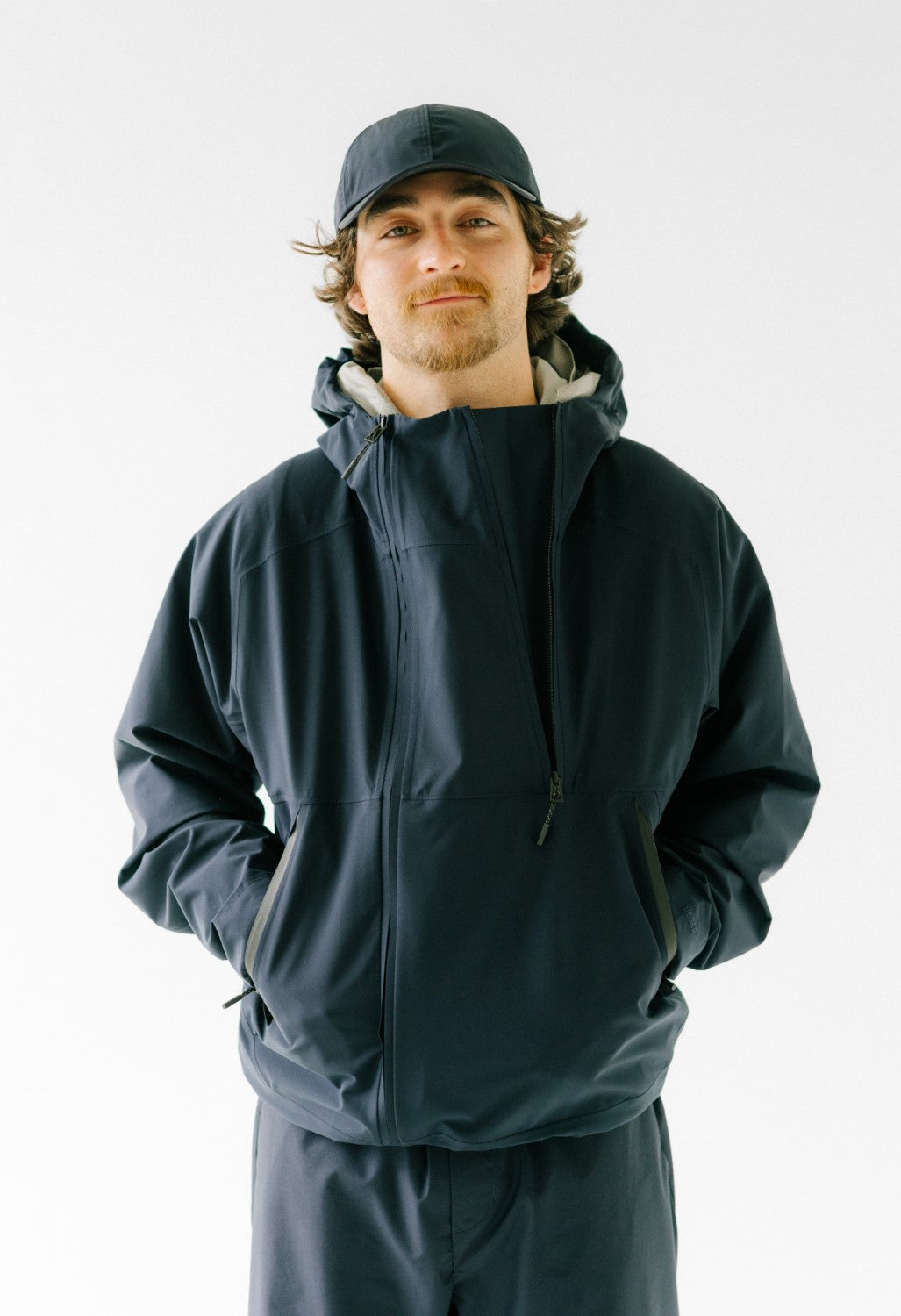 Men's 3L Waterproof Shell Jacket - Dark Navy