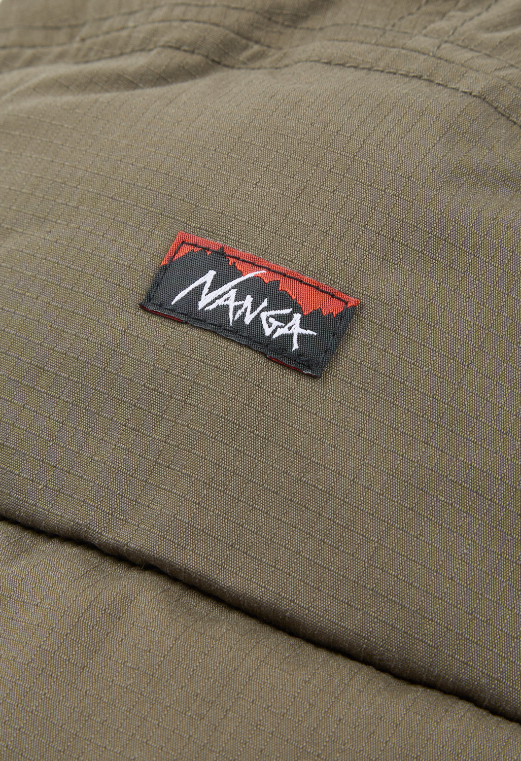 Nanga Hinoc Ripstop Down Ear Flap Cap - Army Green