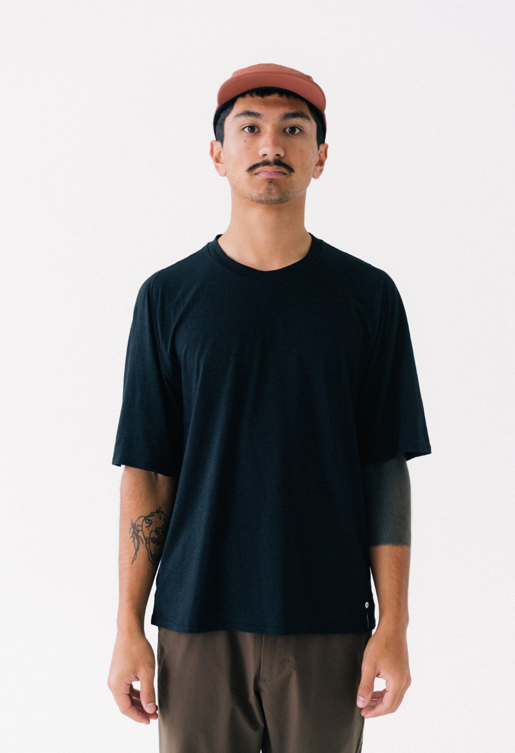 Portal Drift Merino Tee - Black Beauty