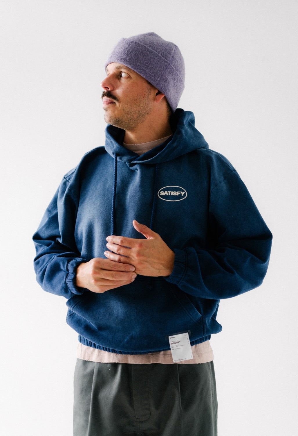 Satisfy SoftCell Hoodie - Sun Bleached Indigo